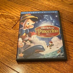 3/$20 Disney Pinocchio 70th Anniversary Platinum Edition DVD